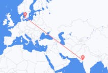 Flyreiser fra Ahmadabad, India til Ängelholm, Sverige