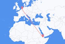 Flights from Semera, Ethiopia to Eindhoven, the Netherlands