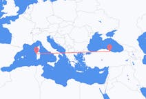 Flights from Alghero, Italy to Samsun, Turkey