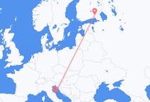 Flights from Ancona, Italy to Lappeenranta, Finland
