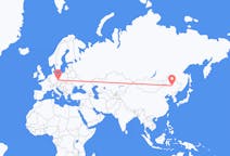 Flights from from Daqing to Prague
