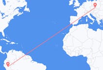 Flyg från Tarapoto, Peru till Ostrava, Tjeckien