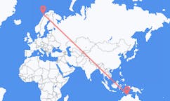 Flights from Darwin, Australia to Andenes, Norway