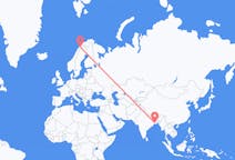 Flyrejser fra Kolkata, Indien til Narvik, Norge