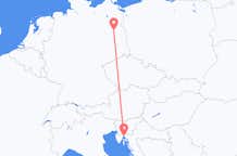 Flyrejser fra Rijeka til Berlin