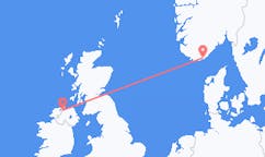Flüge von Kristiansand, nach Derry