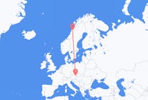 Flights from Mo i Rana, Norway to Vienna, Austria