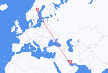 Flug frá Doha, Katar til Sundsvall, Svíþjóð