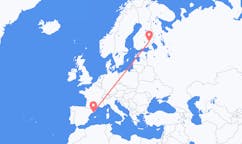 Flights from Barcelona, Spain to Savonlinna, Finland