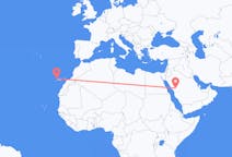 Flights from Medina, Saudi Arabia to Santa Cruz de La Palma, Spain
