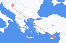 Flyg från Larnaca till Sarajevo
