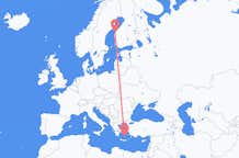 Flights from Vaasa to Santorini