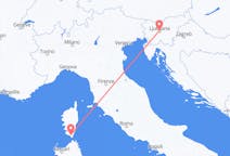 Flyreiser fra Figari, til Ljubljana