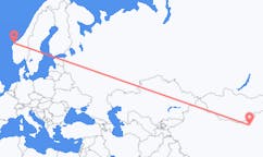 Flyg från Baotou, Kina till Ålesund, Norge