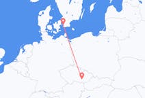Voos de Malmö, Suécia para Bruno, República Tcheca