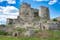 Photo of Levice castle in the middle of the town with it´s medieval ruins, Slovakia.