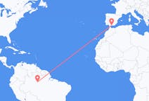 Flyreiser fra Manaus, Brasil til Malaga, Spania