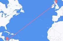 Flyreiser fra Panama by, til Edinburgh