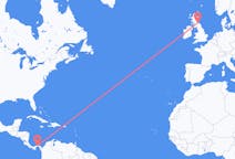 Flyreiser fra Panama by, Panama til Edinburgh, Skottland