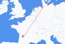 Flyg från Bergerac, Frankrike till Bremen, Tyskland