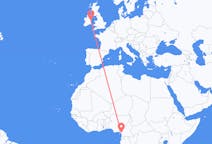 Flyg från Douala, Kamerun till Dublin, Irland