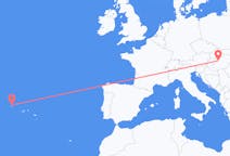Fly fra Corvo til Budapest