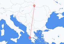 Flights from Zakynthos Island, Greece to Satu Mare, Romania