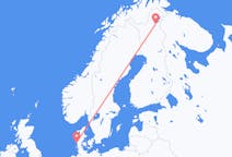 Flights from Esbjerg, Denmark to Ivalo, Finland