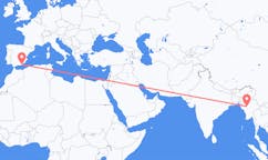 Flights from Bagan, Myanmar (Burma) to Almería, Spain