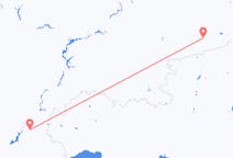 Vols depuis la ville de Kourgan (Oblast de Kourgan) vers la ville de Volgograd
