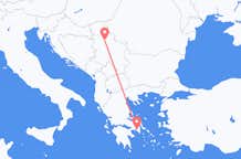 从贝尔格莱德飞往雅典的航班