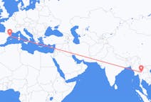 Flyrejser fra Lampang-provinsen, Thailand til Barcelona, Spanien