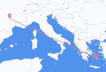 Fly fra Aurillac til Naxos
