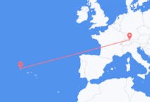 Flights from Corvo Island, Portugal to Thal, Switzerland