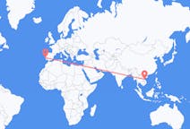 Flyg från Hue, Vietnam till Lissabon, Portugal