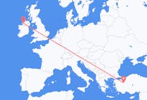 Flights from Kütahya, Turkey to Donegal, Ireland