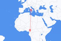 Flyreiser fra Yaoundé, Kamerun til Palermo, Italia