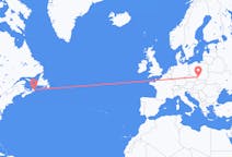 Flyreiser fra Sydney i Nova Scotia, til Katowice