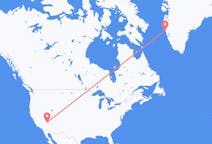 Vluchten van Las Vegas, Verenigde Staten naar Maniitsoq, Groenland