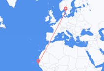 Flights from Dakar to Gothenburg