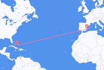 出发地 巴哈马距离亡灵岛定居点目的地 西班牙阿利坎特的航班