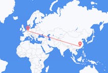 Flyreiser fra Ganzhou, Kina til Köln, Tyskland