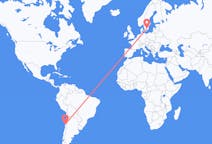 Flyrejser fra La Serena, Chile til Växjö, Sverige