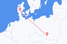Flyreiser fra Katowice, til Billund
