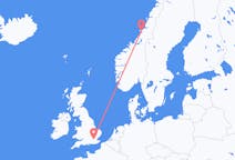 Flights from London, the United Kingdom to Rørvik, Norway