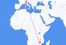 Flyreiser fra Chimoio, Mosambik til Pisa, Italia