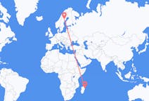 Flights from Toamasina, Madagascar to Lycksele, Sweden