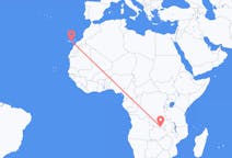 Flyrejser fra Lubumbashi til Las Palmas
