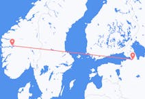 Fly fra St. Petersburg til Sogndal