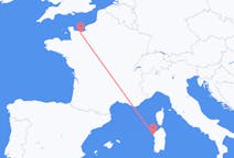 Flyg från Caen, Frankrike till Alghero, Italien